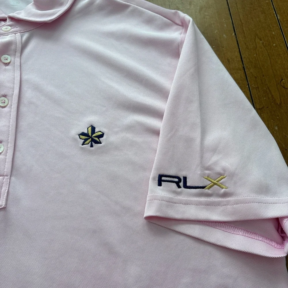Ralph Lauren RLX Light Pink Polo Shirt